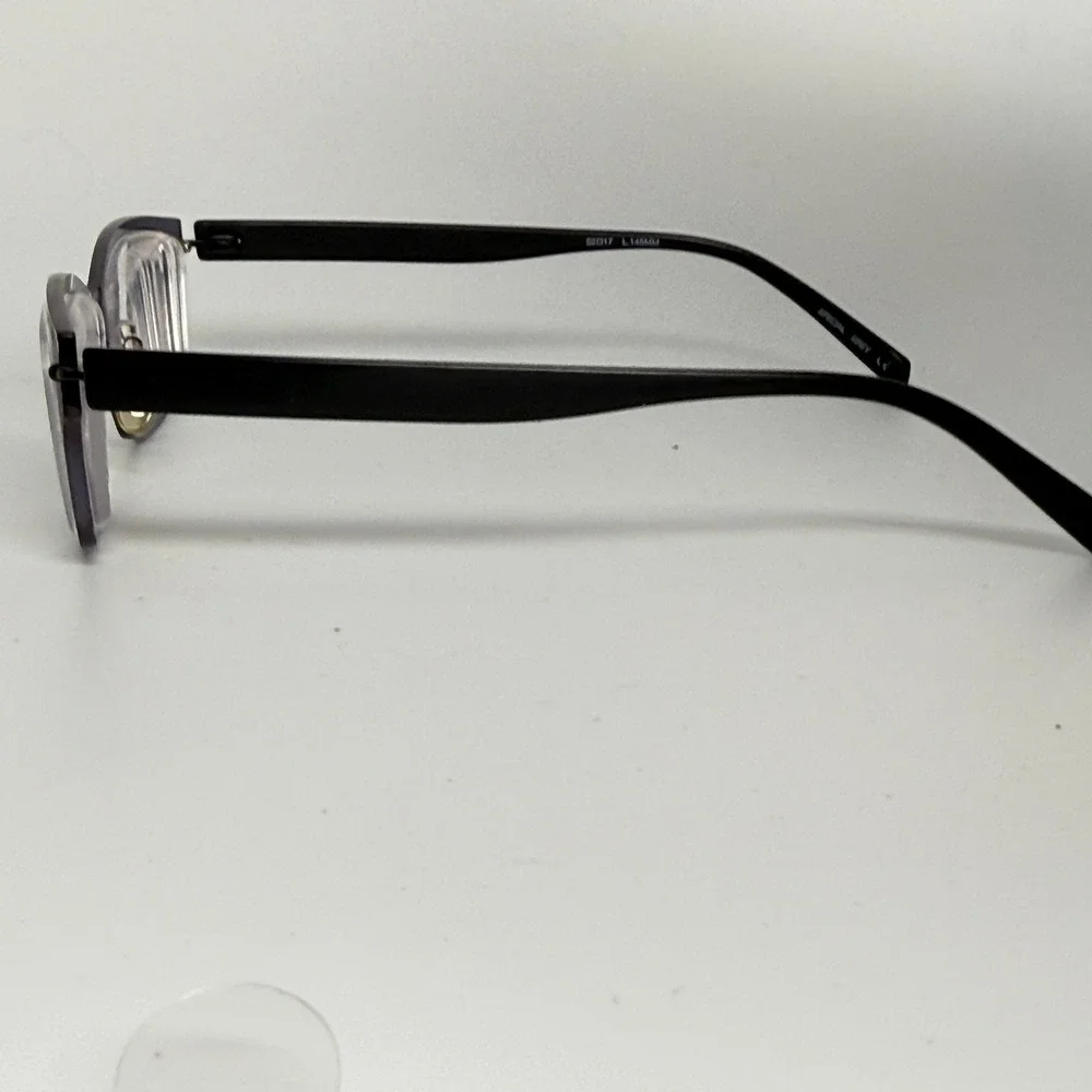 Aspire Special‎ Grey Eyeglass Frames 52-17-145 Clear Lens Rectangle Mens Womens